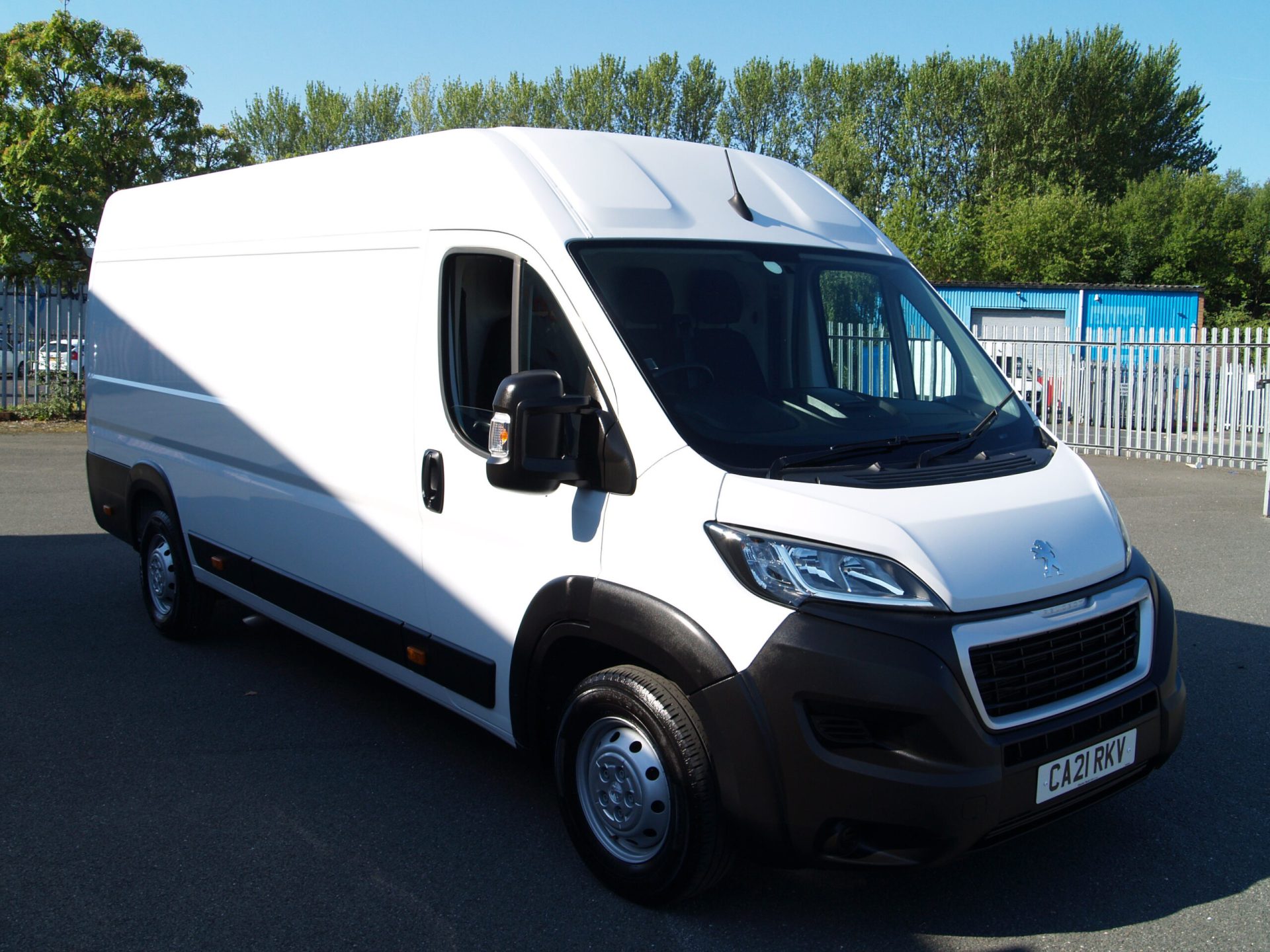 inside of peugeot van