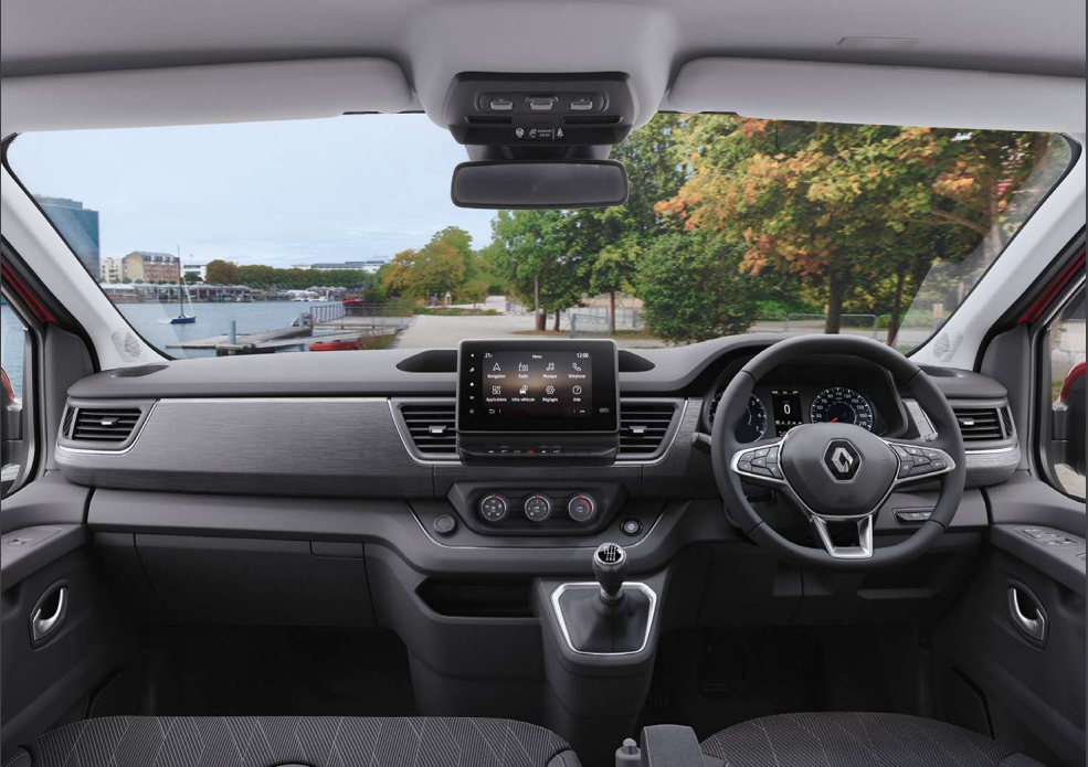 inside of renault van