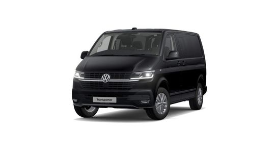 black VW Transporter Panel Van in Black