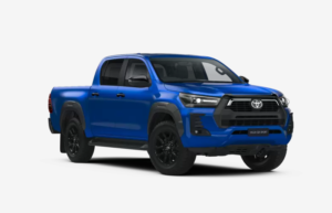 blue Toyota Hilux Invincible X